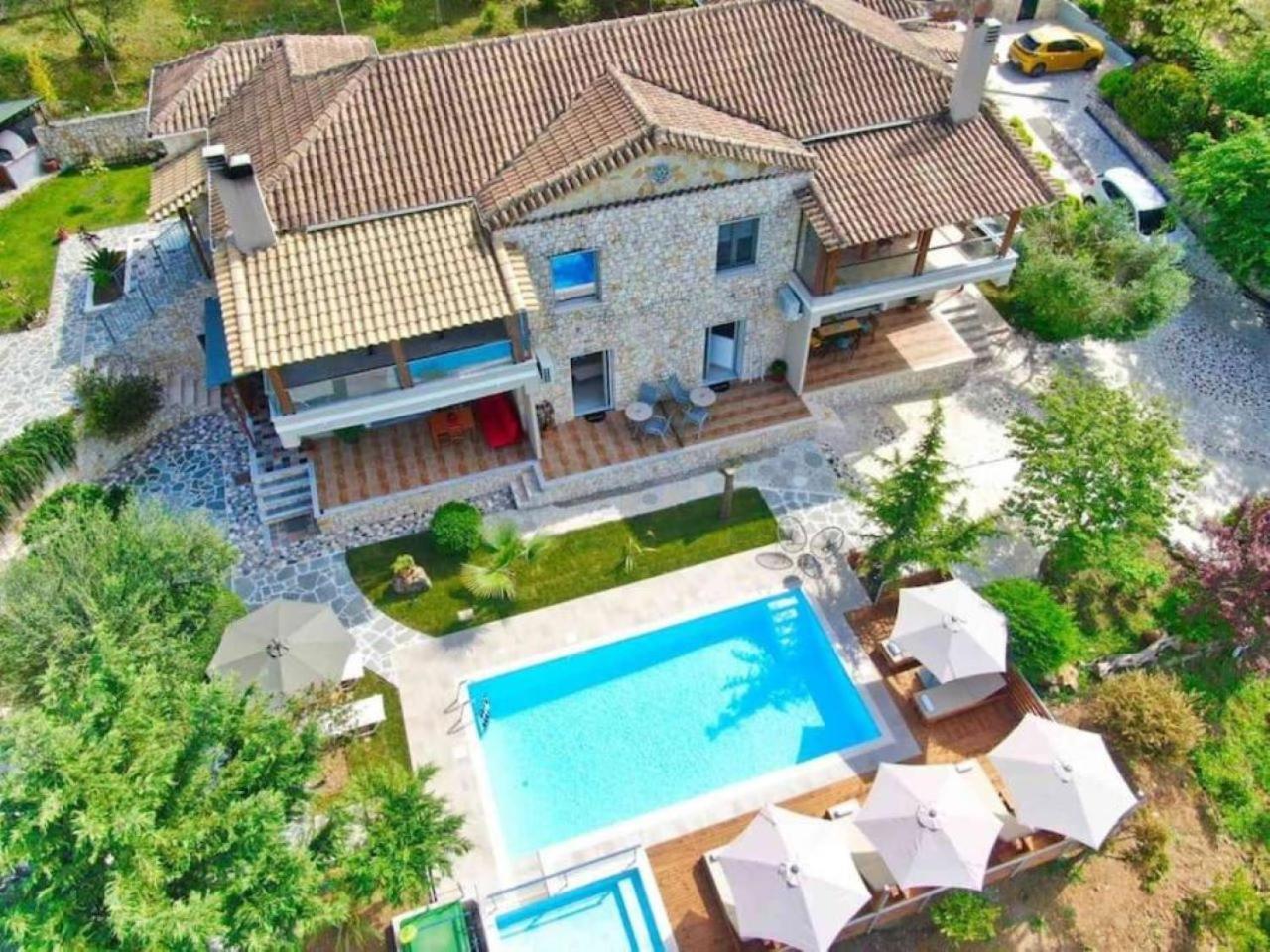 Villa Petra House Áno Korakiána Esterno foto